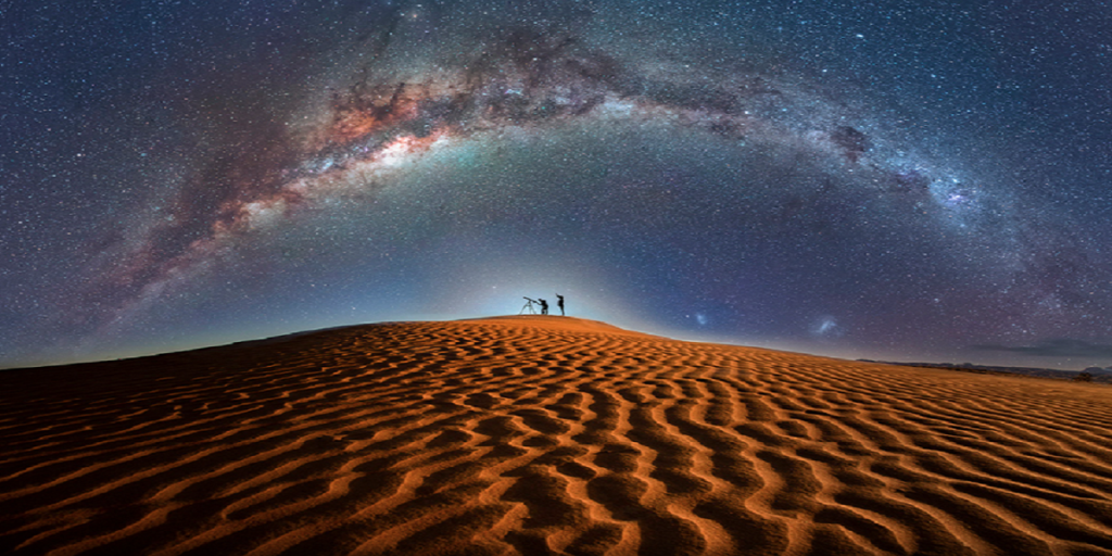 night at desert